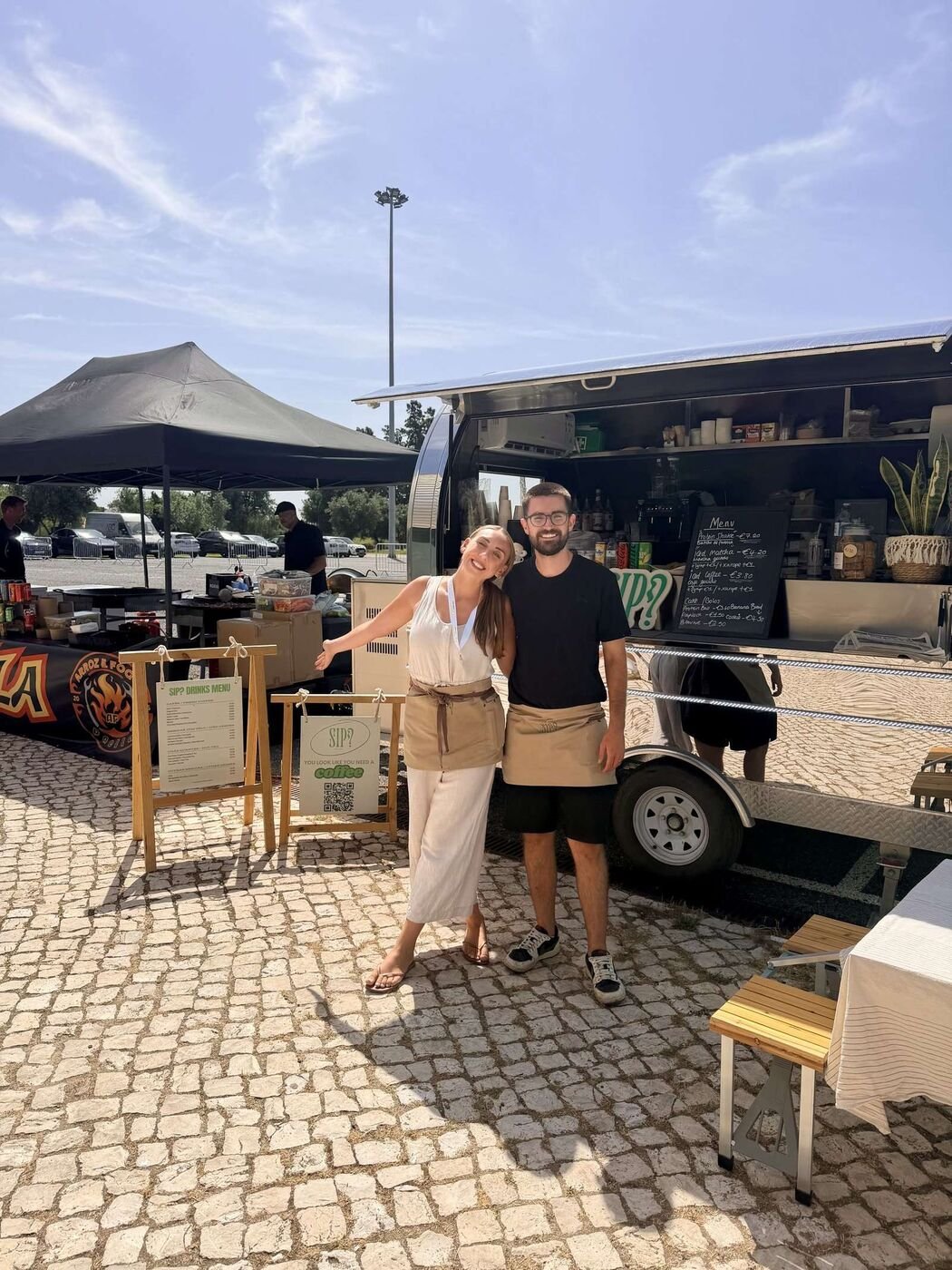 Ellie and Dan, the owners of SIP? Algarve